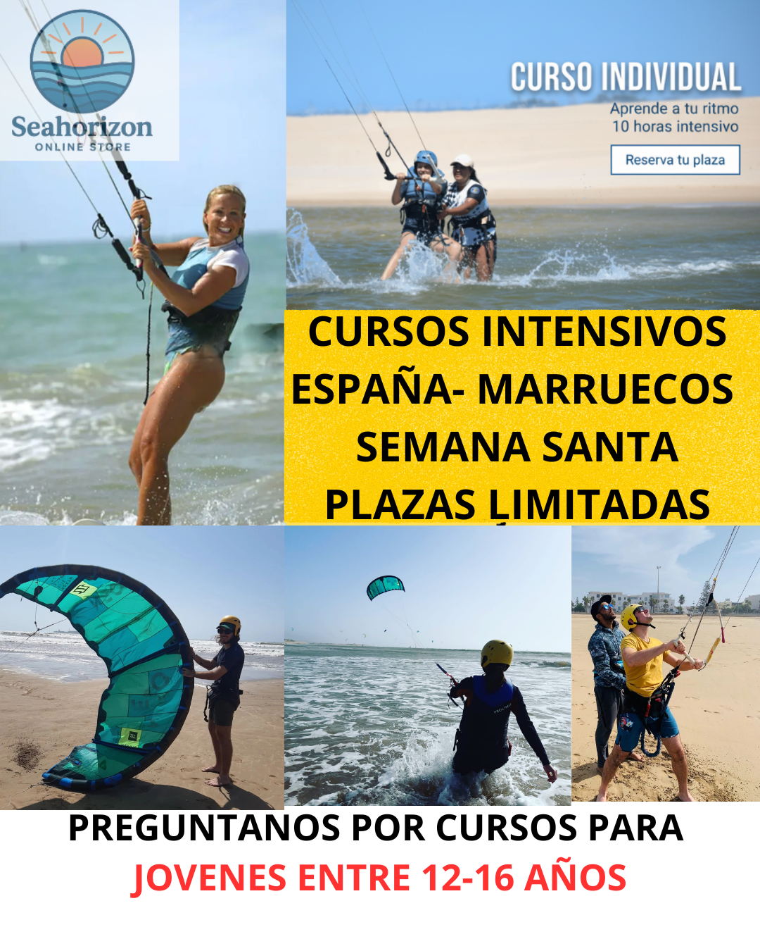 Aprende Kitesurf entre 5- 7 DIAS en Essaouira Marruecos