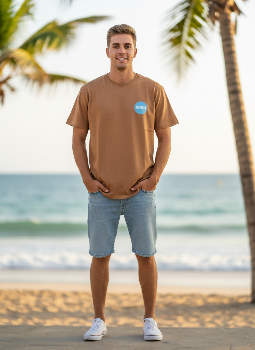 Camiseta 100% Algodón Premium - Sea Horizon